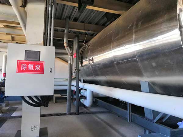 遼寧盤錦某糧油產業園采購我公司80T熱力除氧器